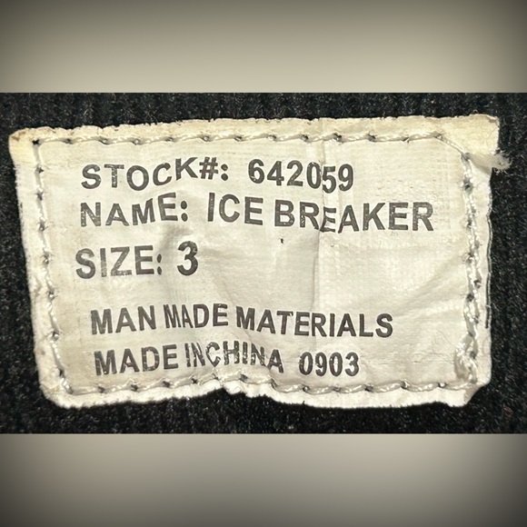 Itasca Ice Breaker Thermo Lite Thin Insulation Boot - 3 - Black/Brown - Picture 7 of 7